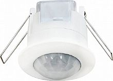 Датчик движения встраиваемый Feron SEN86 220В 1,2КВт 6м 360° IP20 Круг белый картинка 
